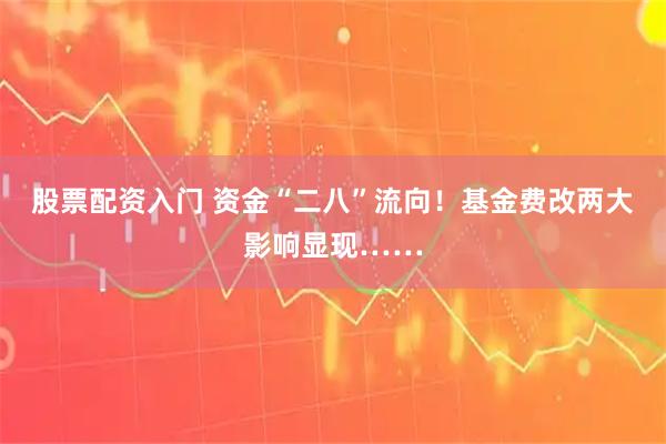 股票配资入门 资金“二八”流向！基金费改两大影响显现……